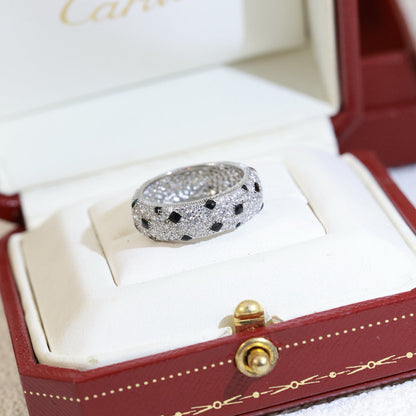 [OrnoraJewelry]PANTHERE SPOTTED FULL DIAMOND RING