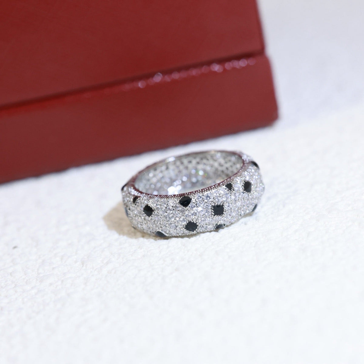 [OrnoraJewelry]PANTHERE SPOTTED FULL DIAMOND RING