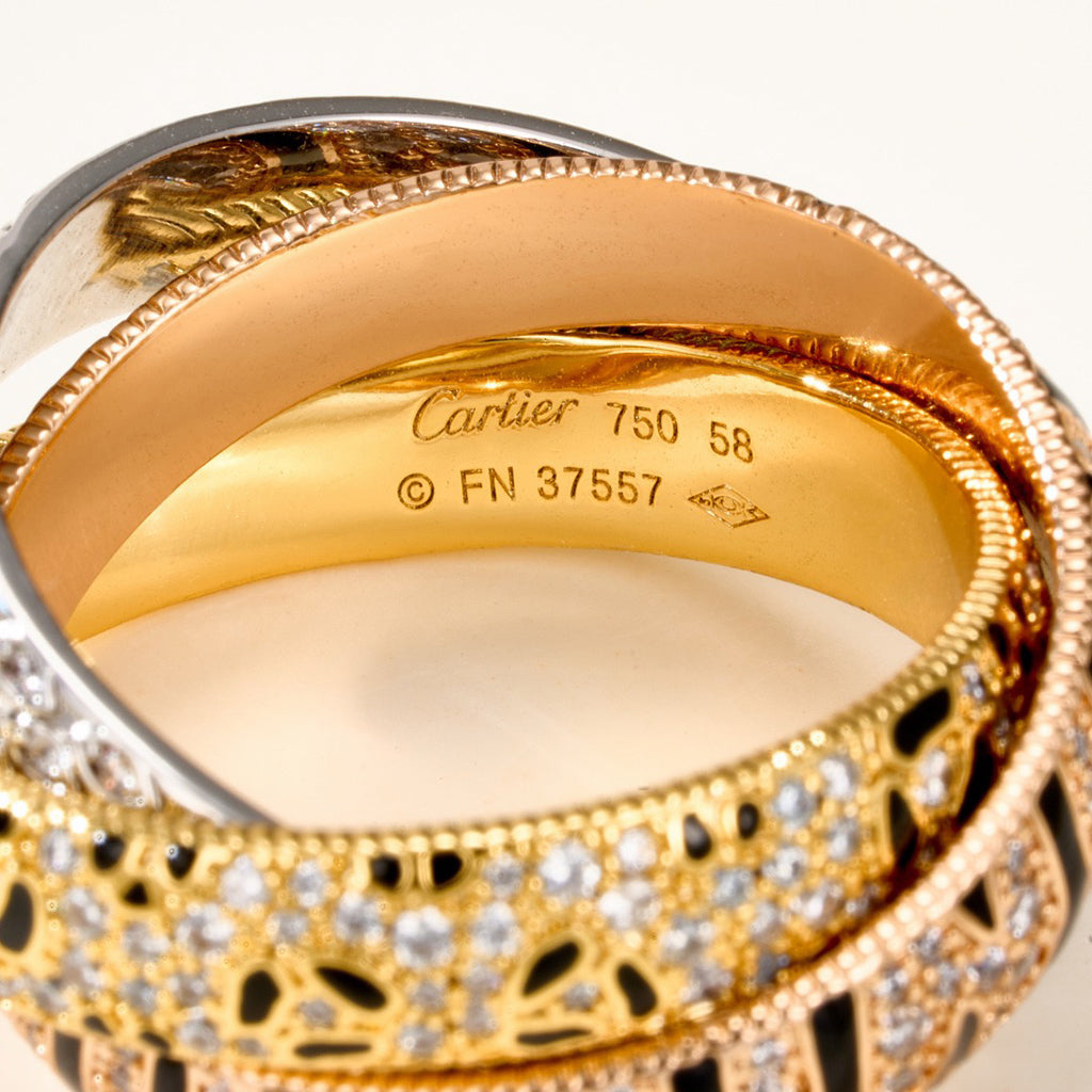 [OrnoraJewelry]TRINITY  RING LEOPARD PRINT