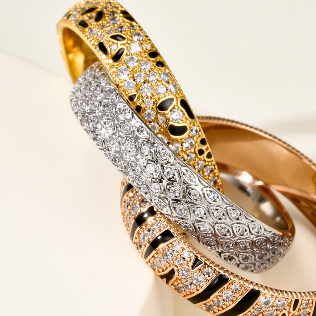 [OrnoraJewelry]TRINITY  RING LEOPARD PRINT