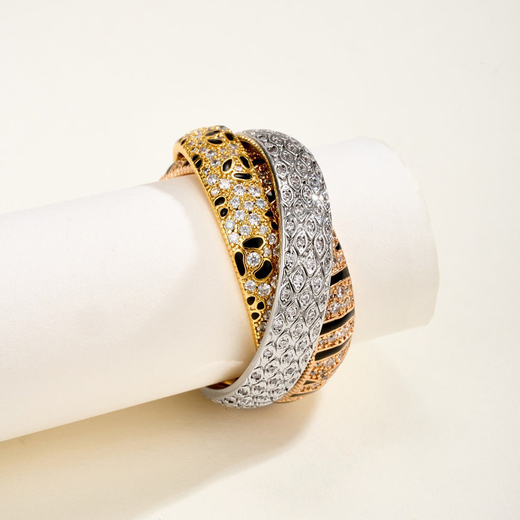 [OrnoraJewelry]TRINITY  RING LEOPARD PRINT