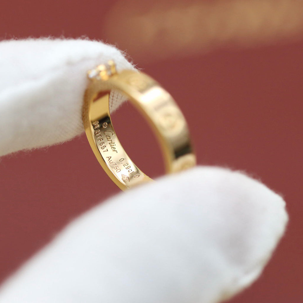 [OrnoraJewelry]LOVE RING 3.6MM 1 BIG DIAMOND