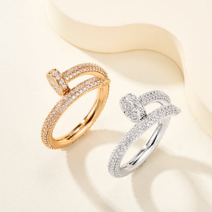 [OrnoraJewelry]JUSTE RING 2.6MM FULL DIAMOND