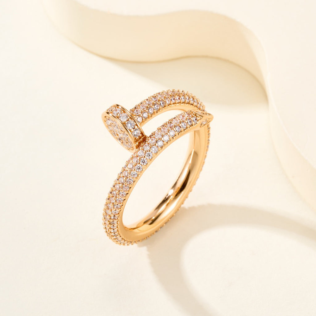 [OrnoraJewelry]JUSTE RING 2.6MM FULL DIAMOND