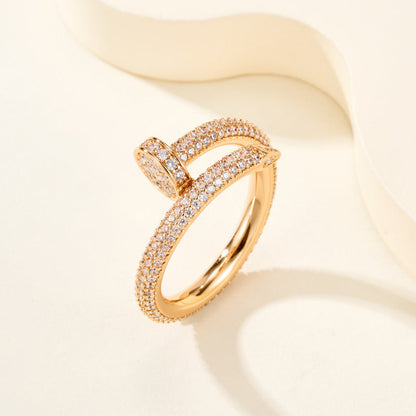 [OrnoraJewelry]JUSTE RING 2.6MM FULL DIAMOND