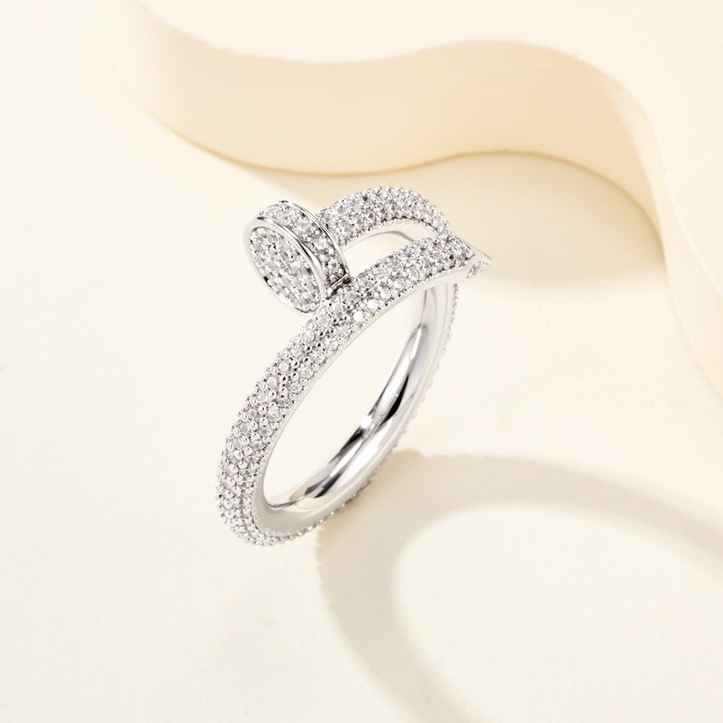 [OrnoraJewelry]JUSTE RING 2.6MM FULL DIAMOND