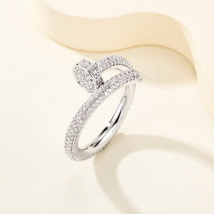 [OrnoraJewelry]JUSTE RING 2.6MM FULL DIAMOND