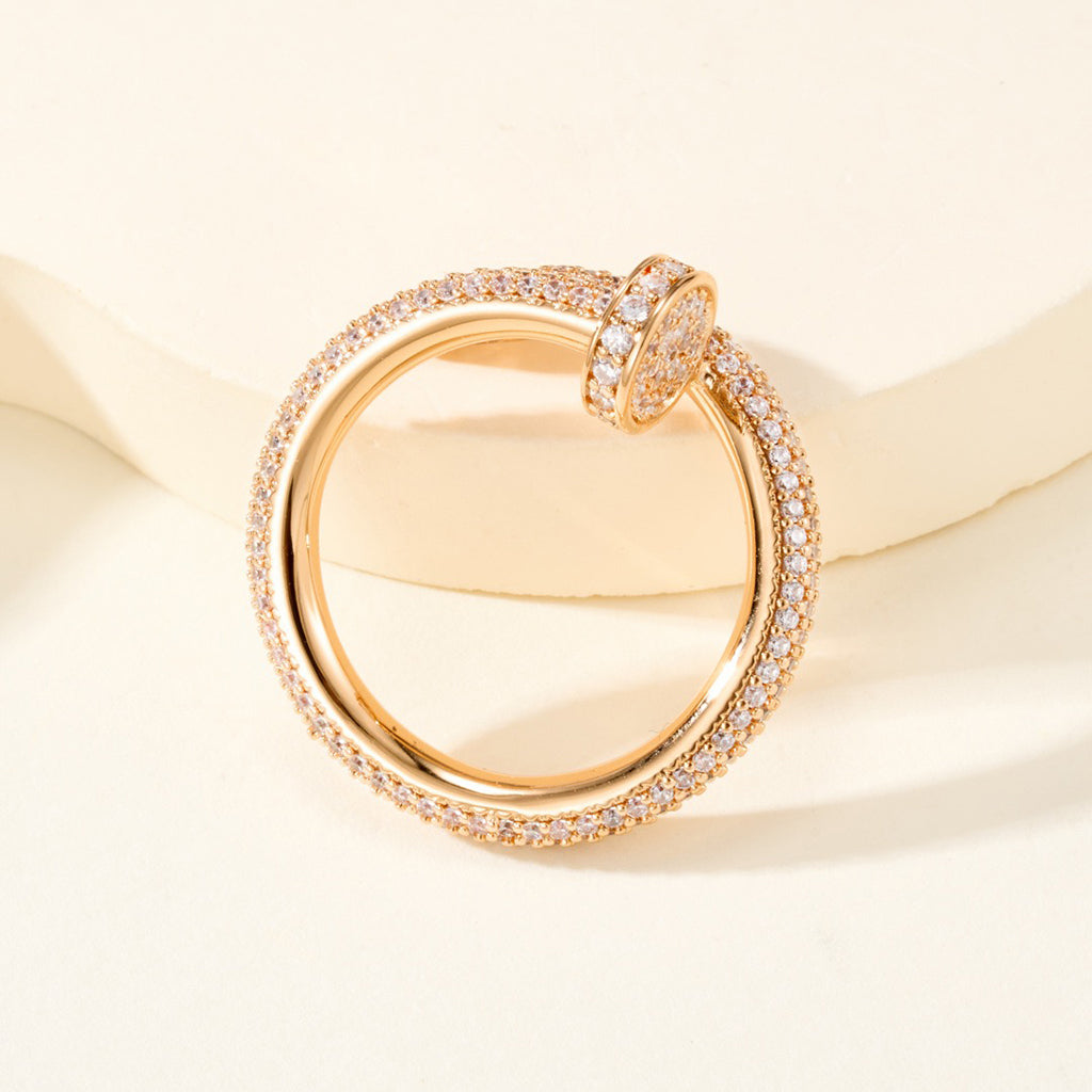 [OrnoraJewelry]JUSTE RING 2.6MM FULL DIAMOND