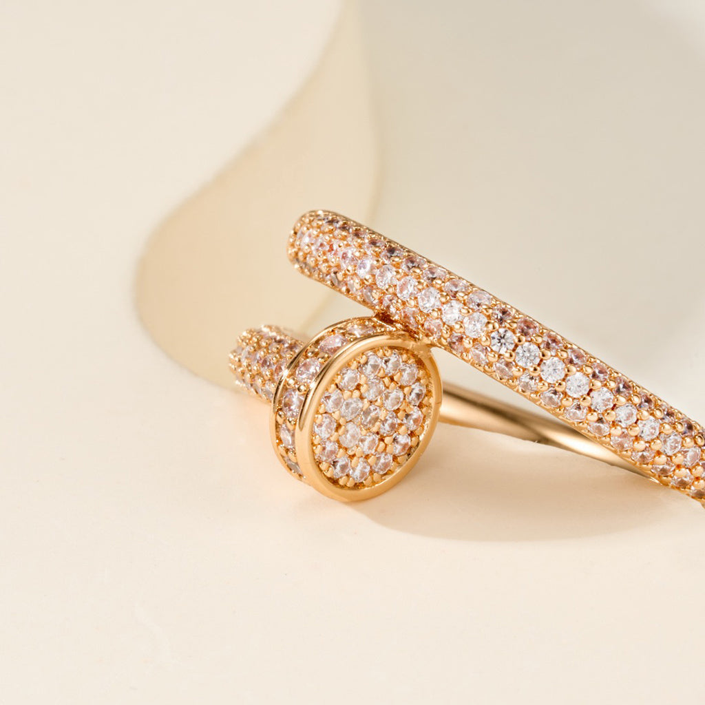 [OrnoraJewelry]JUSTE RING 2.6MM FULL DIAMOND