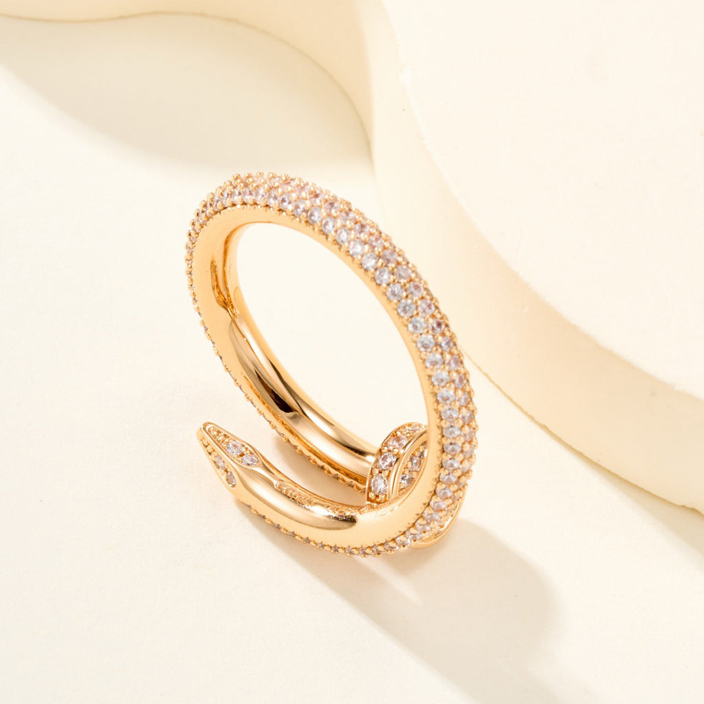 [OrnoraJewelry]JUSTE RING 2.6MM FULL DIAMOND