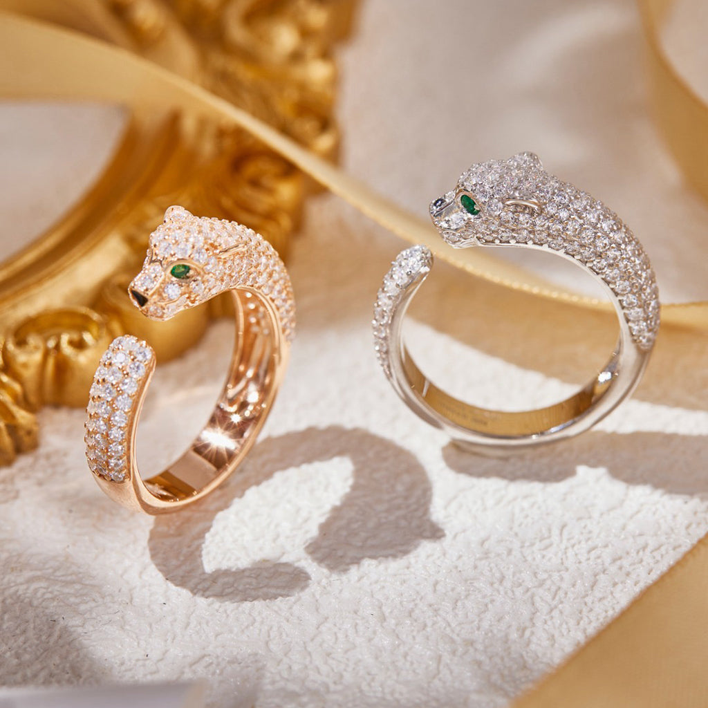 [OrnoraJewelry]PANTHERE FULL DIAMOND SMALL RING