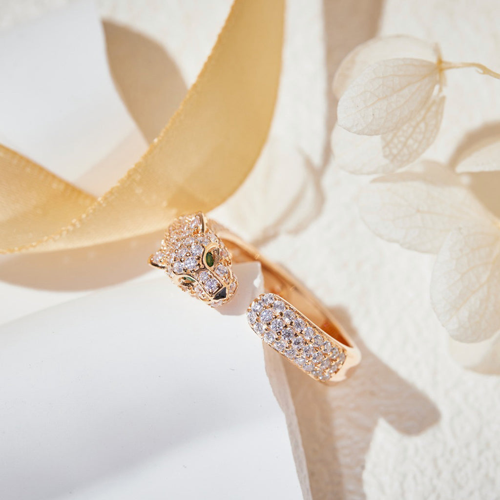 [OrnoraJewelry]PANTHERE FULL DIAMOND SMALL RING