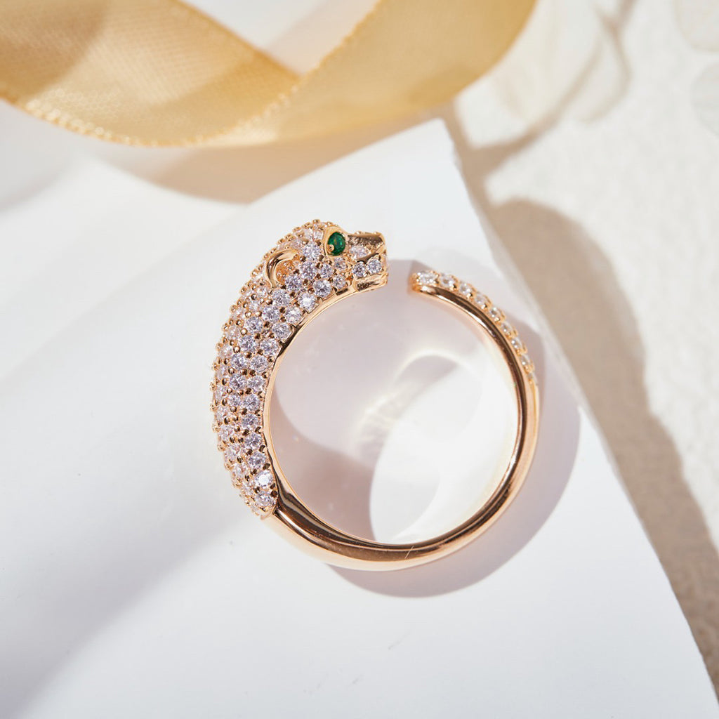 [OrnoraJewelry]PANTHERE FULL DIAMOND SMALL RING