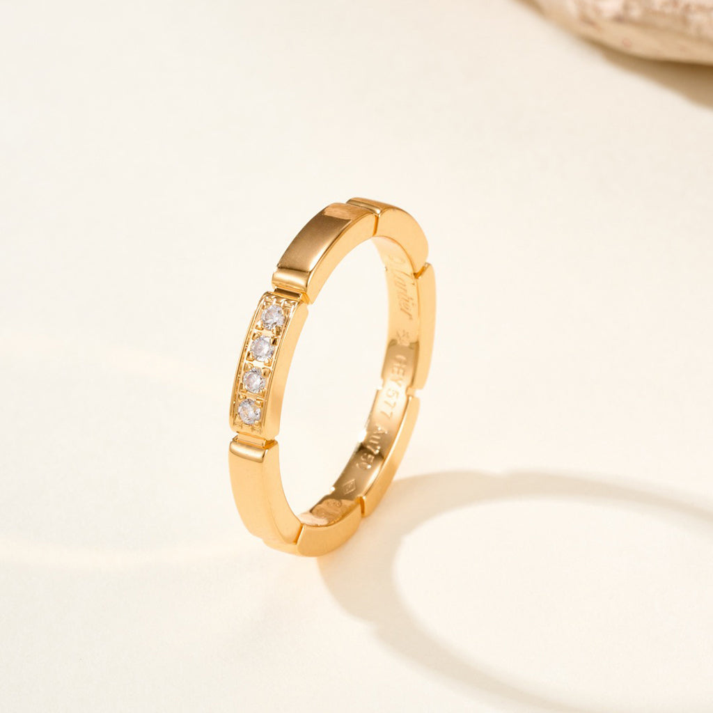 [OrnoraJewelry]MAILLON PANTHERE 4 DIAMOND RING