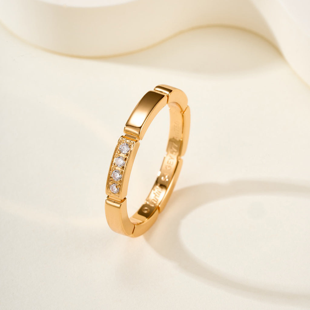 [OrnoraJewelry]MAILLON PANTHERE 4 DIAMOND RING
