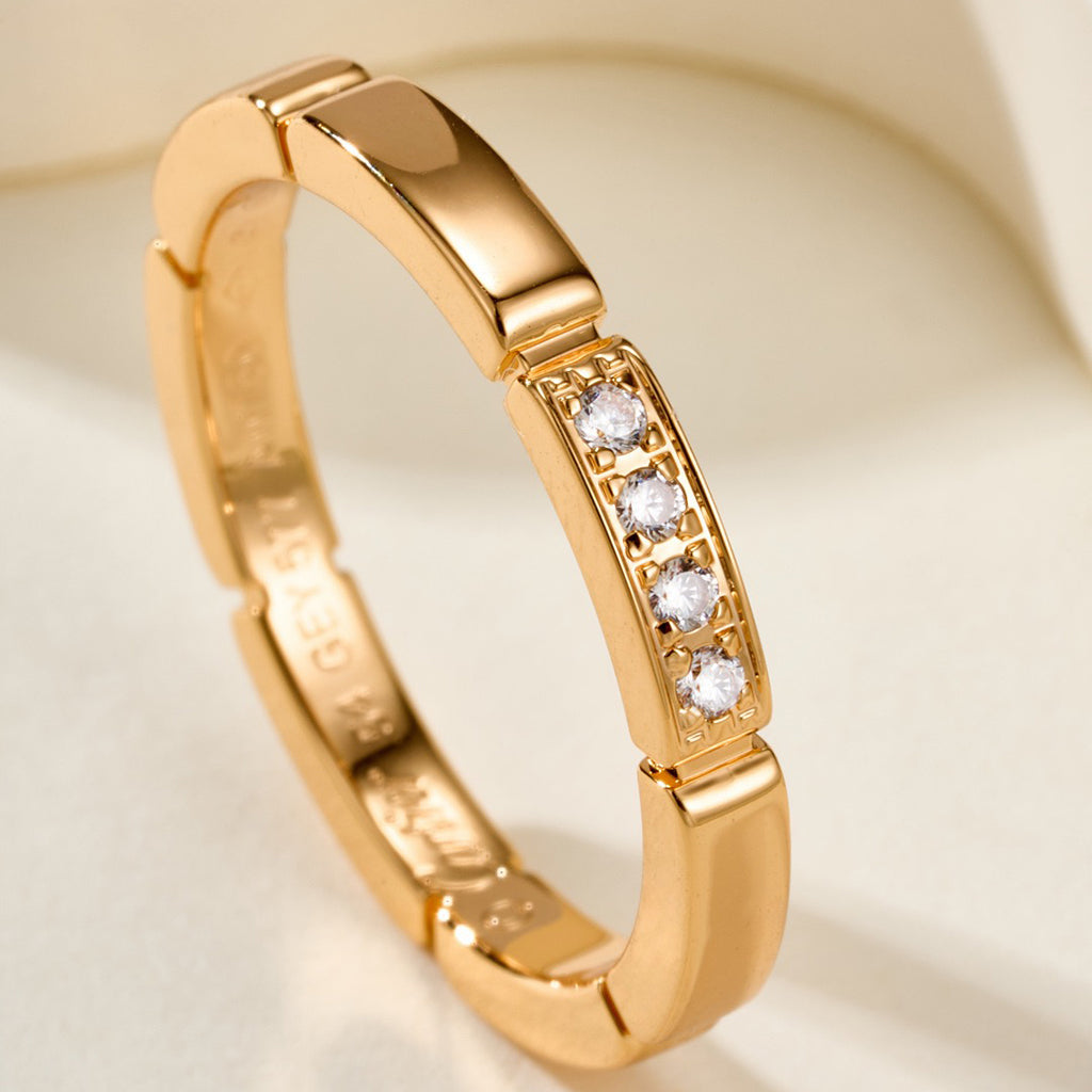 [OrnoraJewelry]MAILLON PANTHERE 4 DIAMOND RING