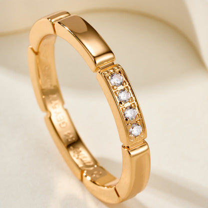 [OrnoraJewelry]MAILLON PANTHERE 4 DIAMOND RING