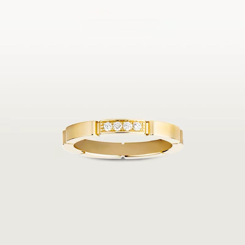[OrnoraJewelry]MAILLON PANTHERE 4 DIAMOND RING