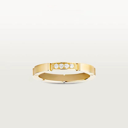 [OrnoraJewelry]MAILLON PANTHERE 4 DIAMOND RING