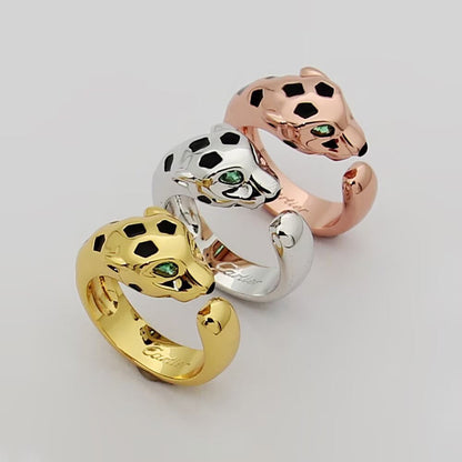 [OrnoraJewelry]PANTHERE SPOTTED MEDIUM RING