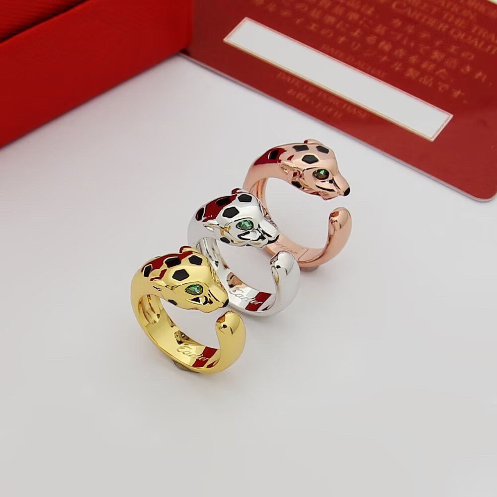 [OrnoraJewelry]PANTHERE SPOTTED MEDIUM RING