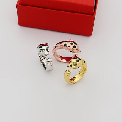[OrnoraJewelry]PANTHERE SPOTTED MEDIUM RING