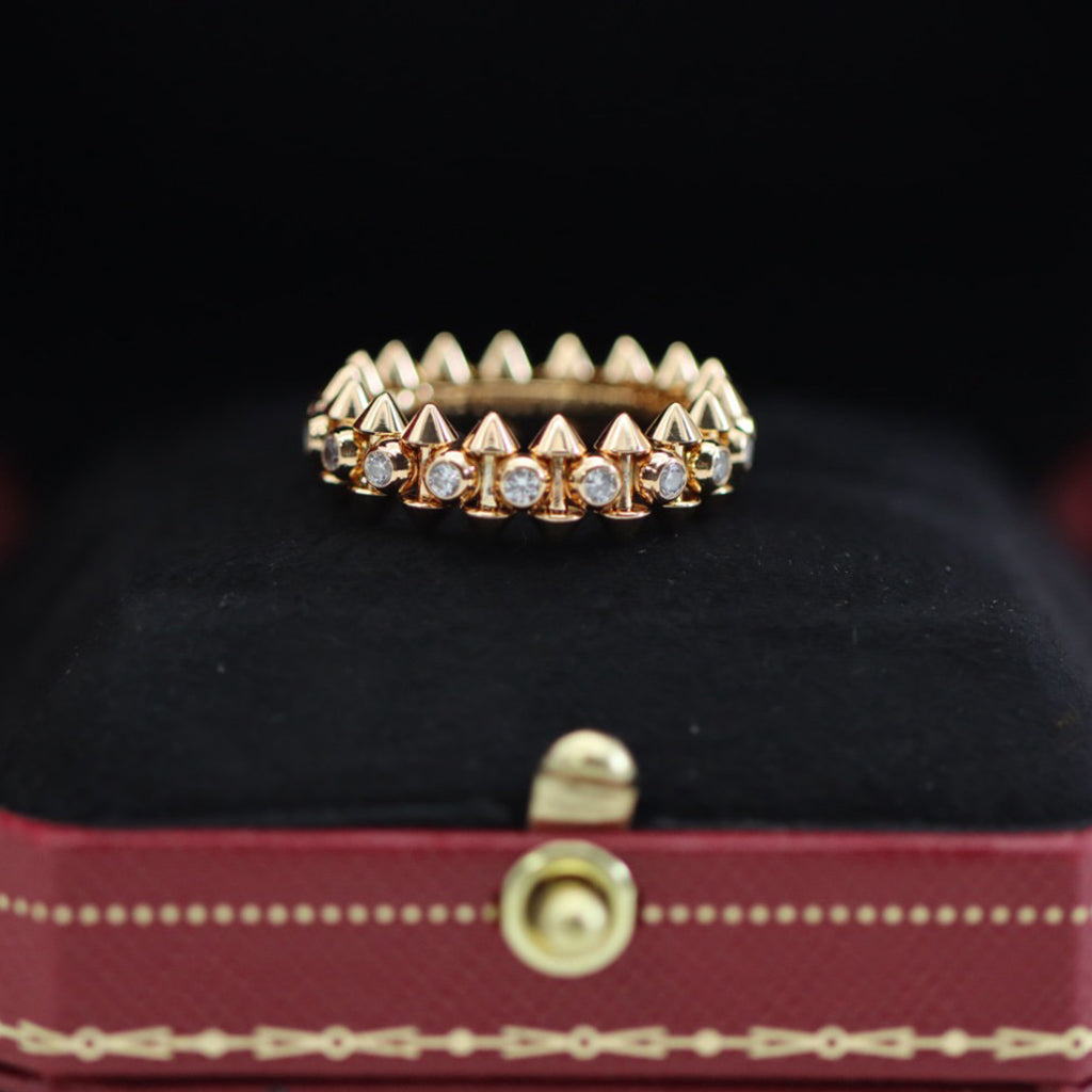 [OrnoraJewelry]CLASH 6.8MM DIAMOND MEDIUM RING
