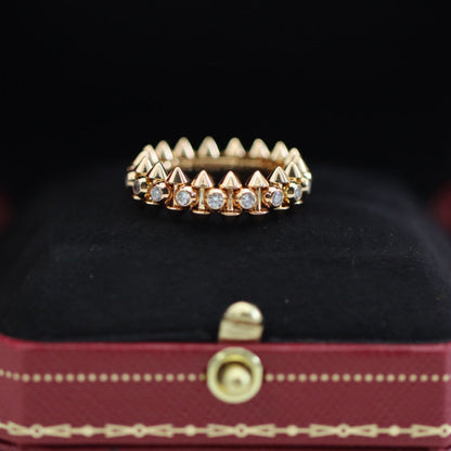 [OrnoraJewelry]CLASH 6.8MM DIAMOND MEDIUM RING
