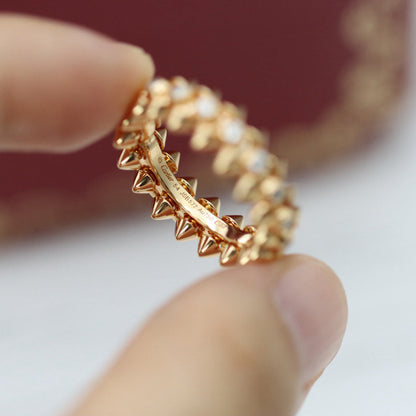 [OrnoraJewelry]CLASH 6.8MM DIAMOND MEDIUM RING