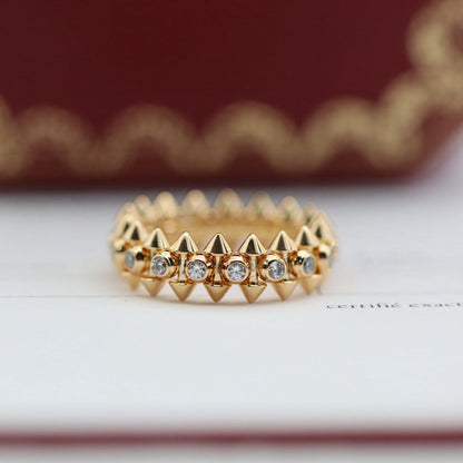[OrnoraJewelry]CLASH 6.8MM DIAMOND MEDIUM RING