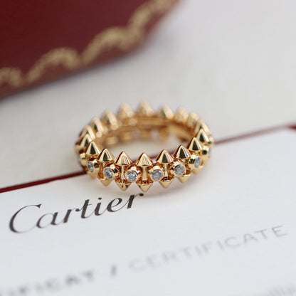 [OrnoraJewelry]CLASH 6.8MM DIAMOND MEDIUM RING