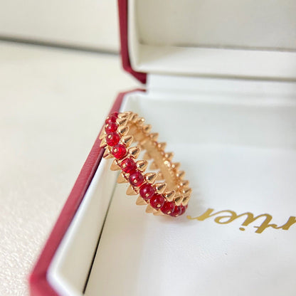 [OrnoraJewelry]CLASH 7.9MM AGATE CHALCEDONY RING