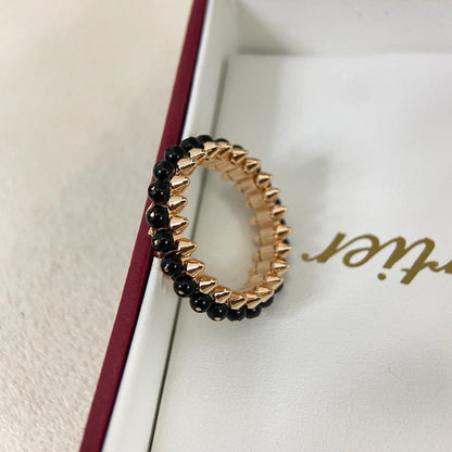 [OrnoraJewelry]CLASH 7.9MM AGATE CHALCEDONY RING