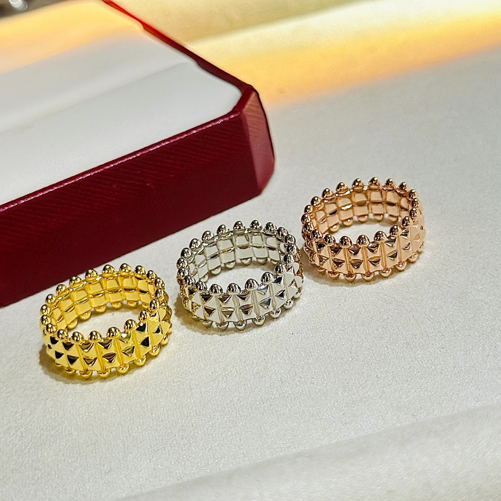 [OrnoraJewelry]CLASH 9.2MM DOUBLE ROW RING