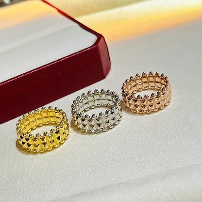 [OrnoraJewelry]CLASH 9.2MM DOUBLE ROW RING