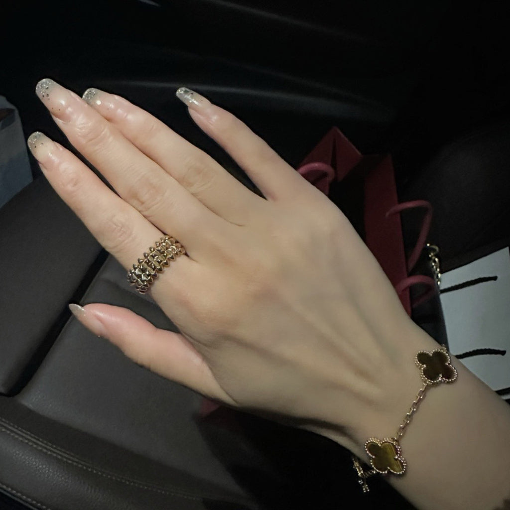 [OrnoraJewelry]CLASH 9.2MM DOUBLE ROW RING