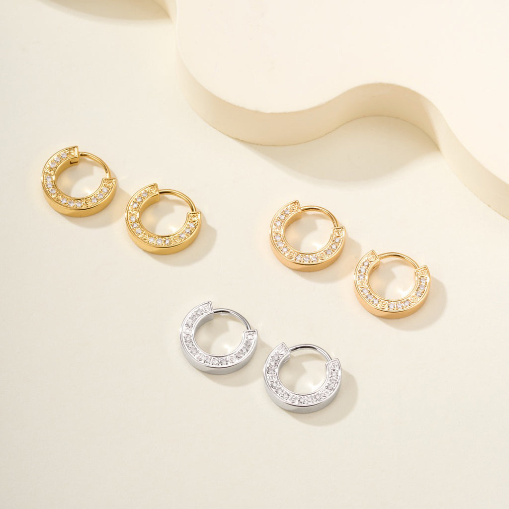 [OrnoraJewelry]LOVE DIAMOND EARRINGS