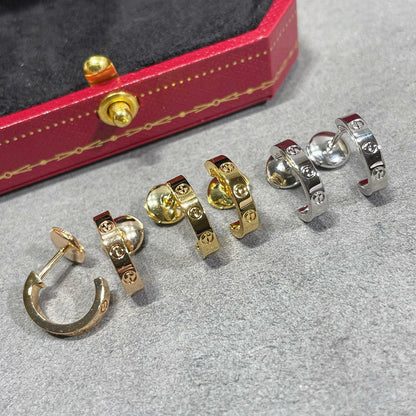 [OrnoraJewelry]LOVE EARRINGS 2.65 MM NO DIAMOND SMALL