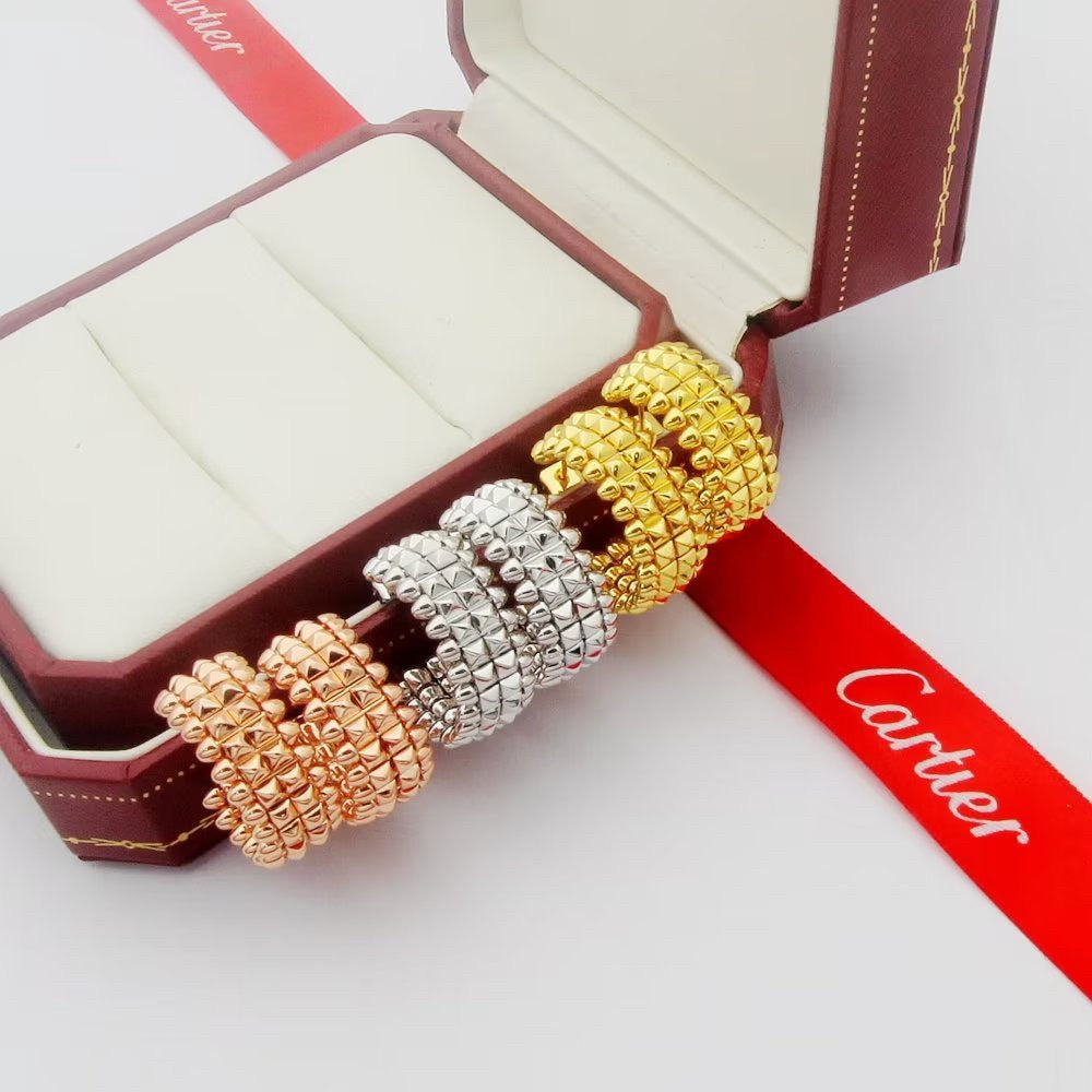 [OrnoraJewelry]CLASH 9.2MM DOUBLE ROW EARRINGS
