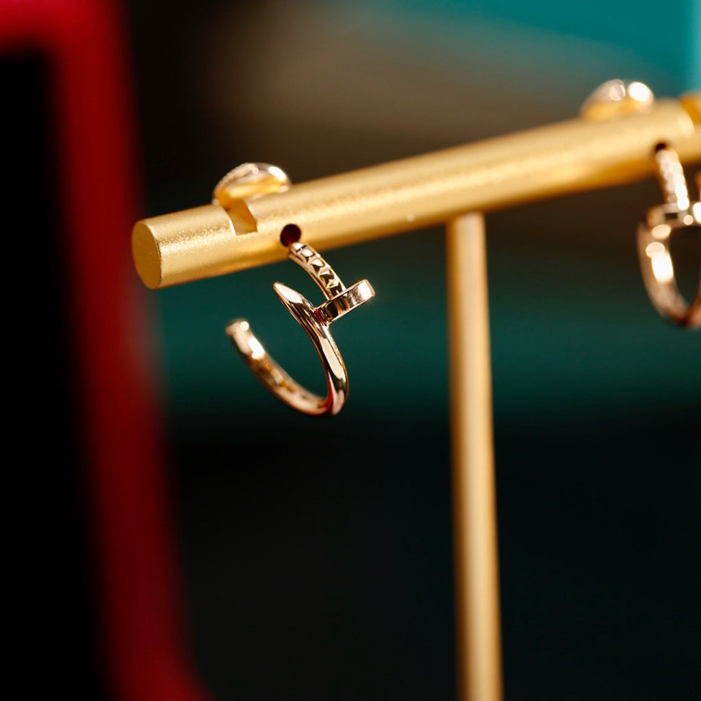 [OrnoraJewelry]JUSTE NO DIAMOND SMALL EARRINGS