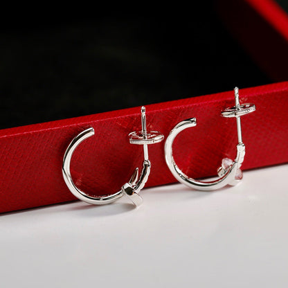 [OrnoraJewelry]JUSTE NO DIAMOND SMALL EARRINGS