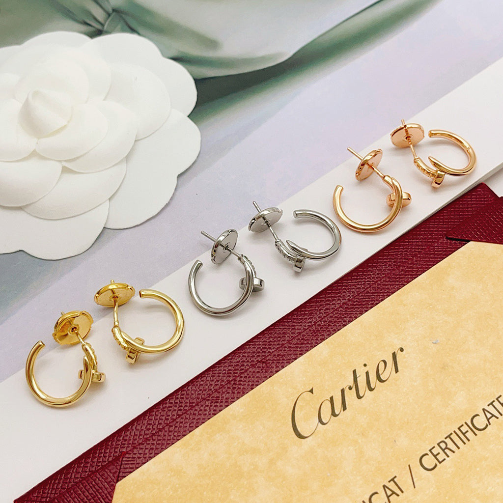 [OrnoraJewelry]JUSTE NO DIAMOND MINI EARRINGS