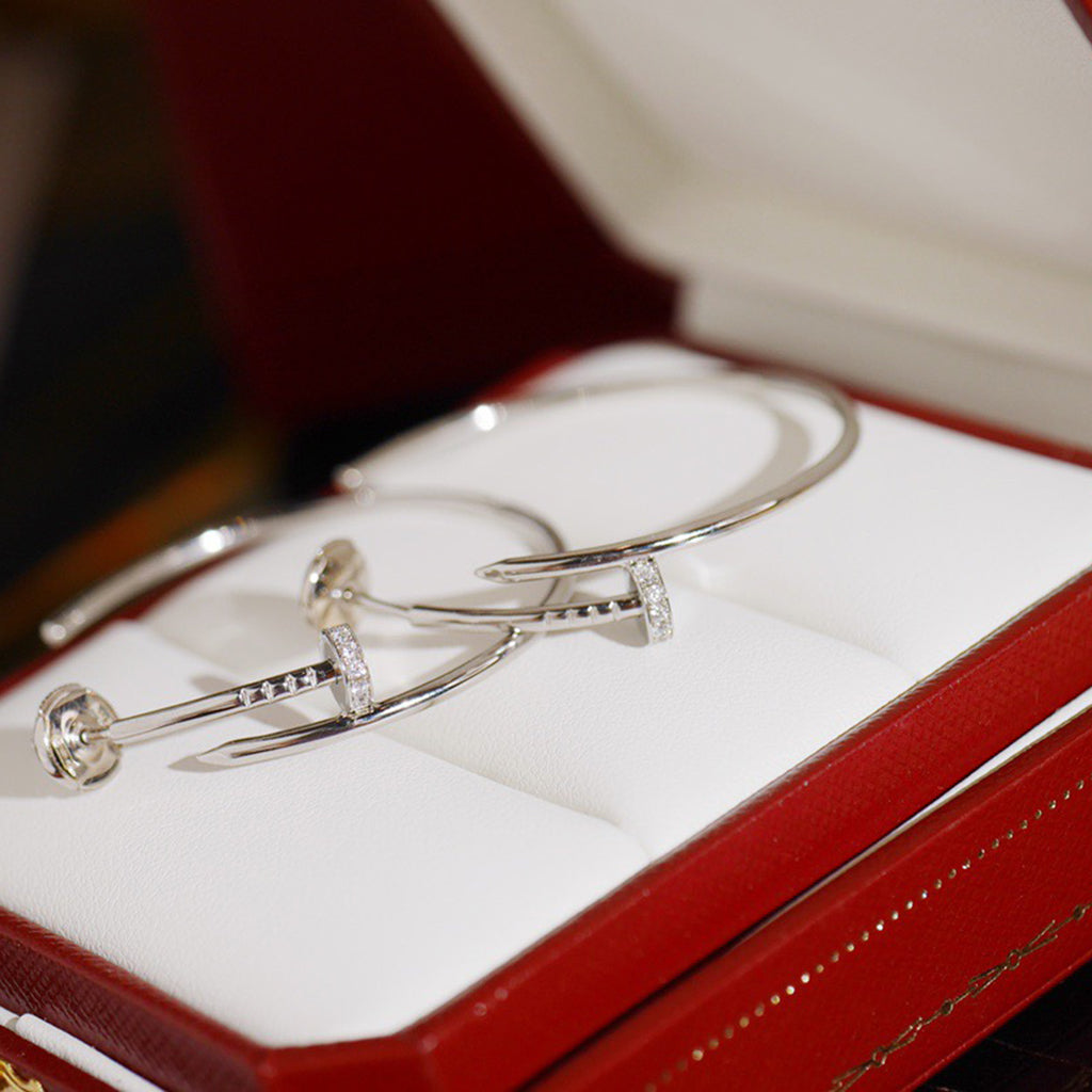 [OrnoraJewelry]JUSTE HALF DIAMOND LARGE EARRINGS
