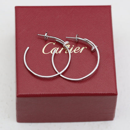 [OrnoraJewelry]JUSTE HALF DIAMOND LARGE EARRINGS