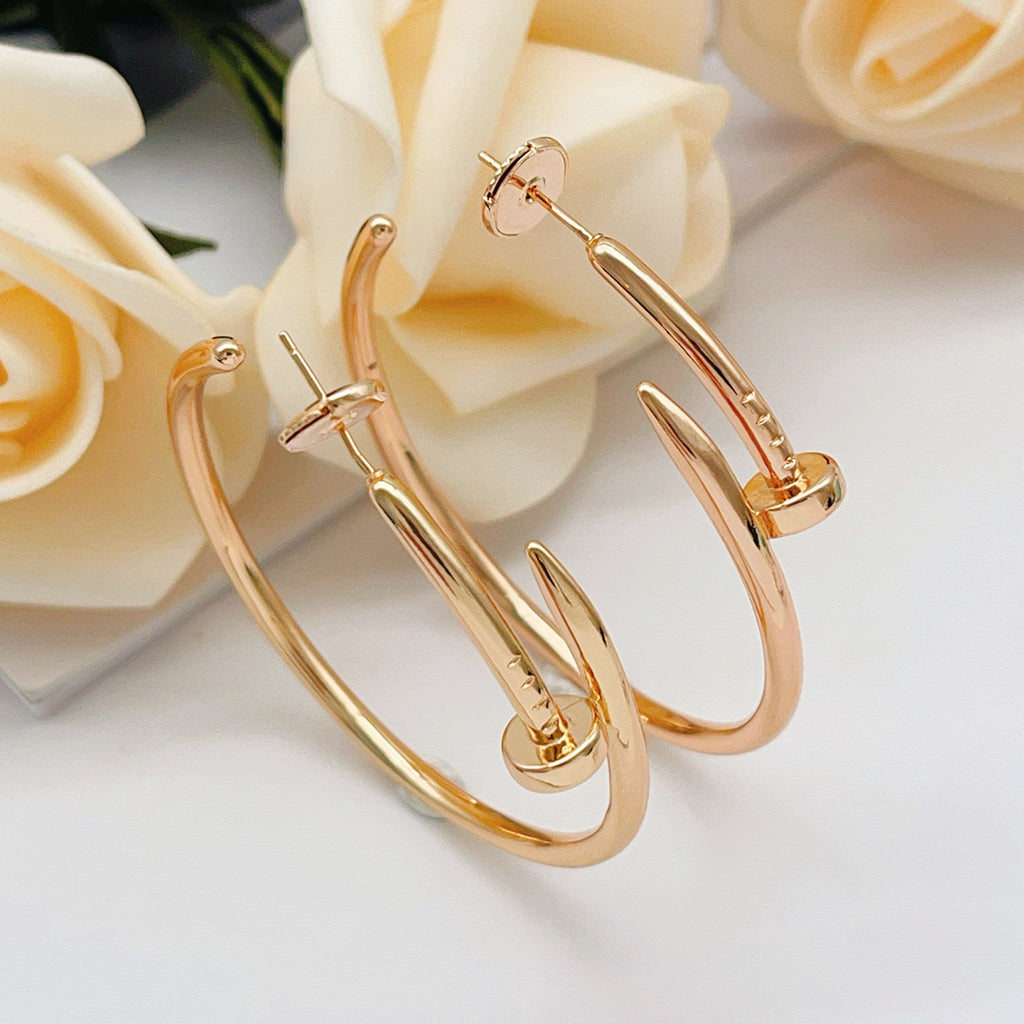[OrnoraJewelry]JUSTE NO DIAMOND LARGE EARRINGS