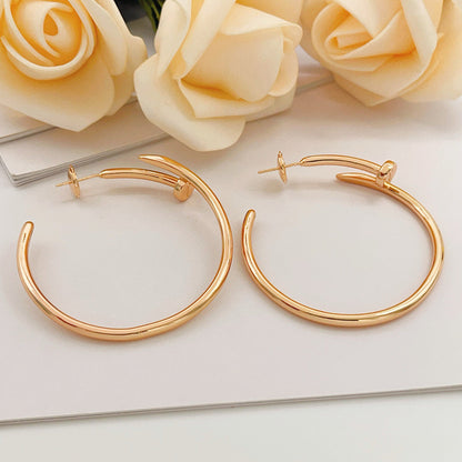 [OrnoraJewelry]JUSTE NO DIAMOND LARGE EARRINGS