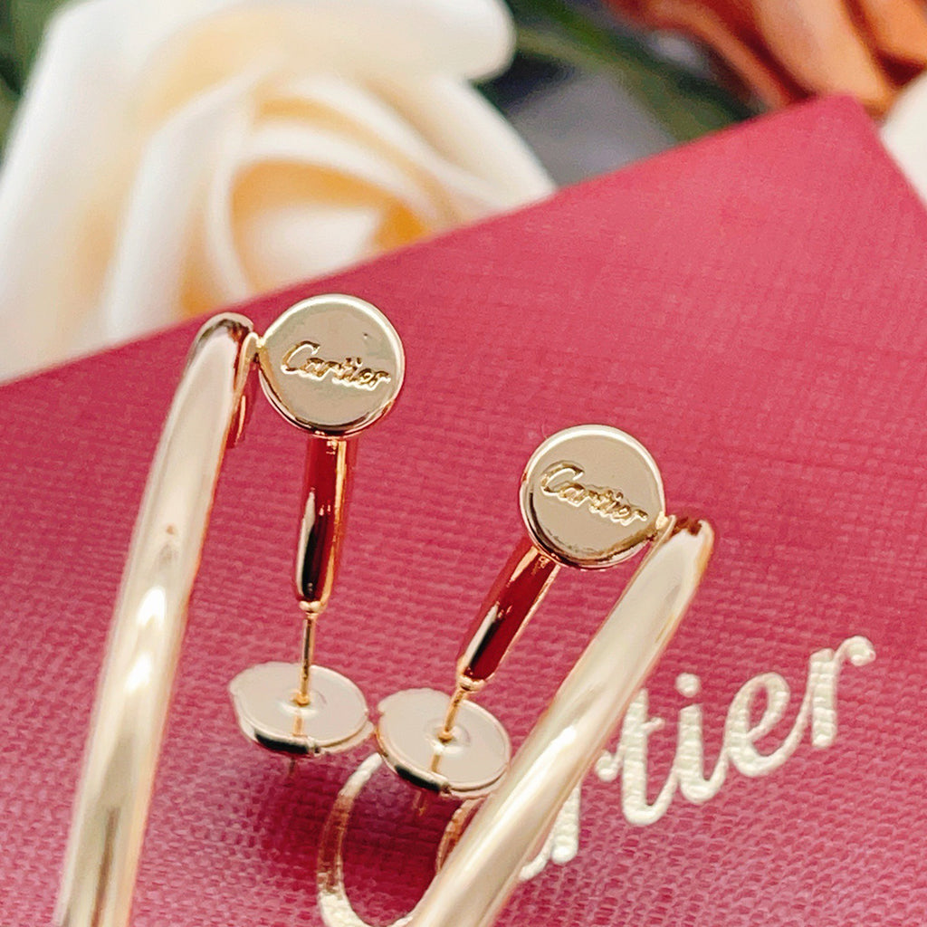 [OrnoraJewelry]JUSTE NO DIAMOND LARGE EARRINGS