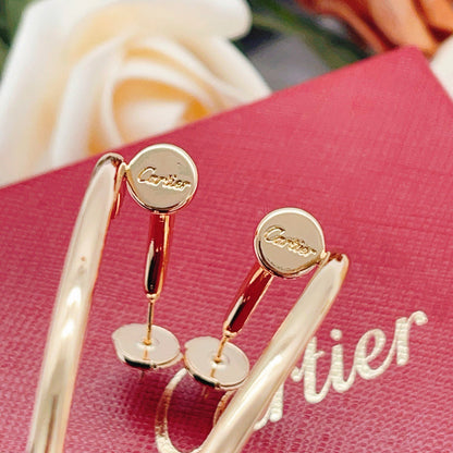 [OrnoraJewelry]JUSTE NO DIAMOND LARGE EARRINGS