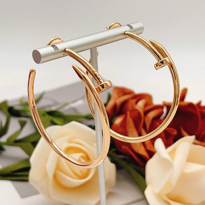[OrnoraJewelry]JUSTE NO DIAMOND LARGE EARRINGS