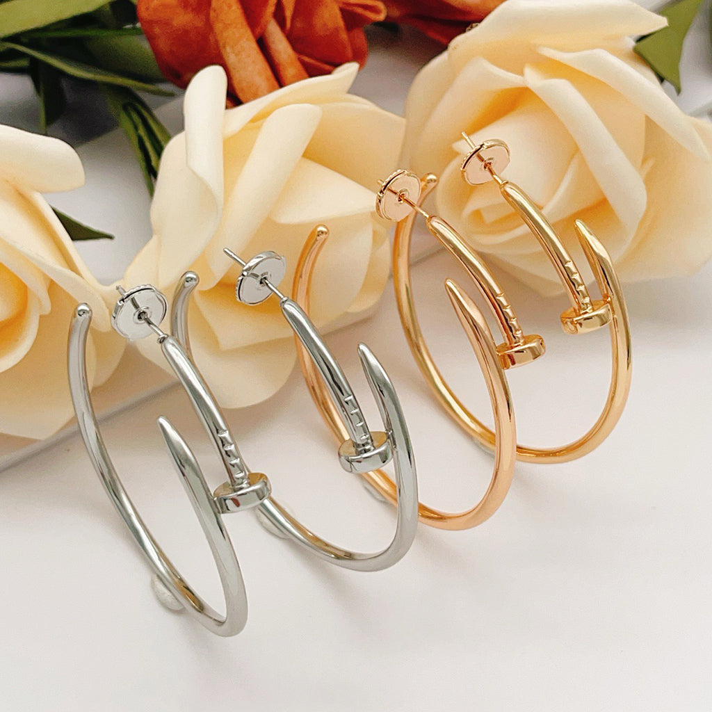 [OrnoraJewelry]JUSTE NO DIAMOND LARGE EARRINGS